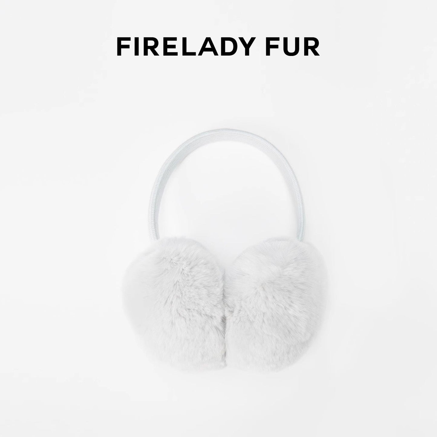 Autumn and Winter Plush Warm Fashionable Ear Protection Rabbit Fur Ear