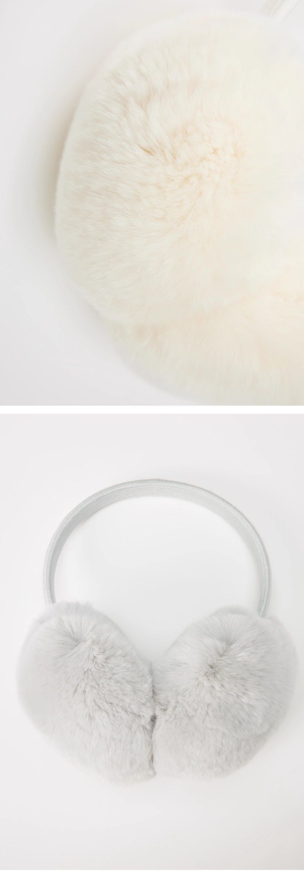 Autumn and Winter Plush Warm Fashionable Ear Protection Rabbit Fur Ear
