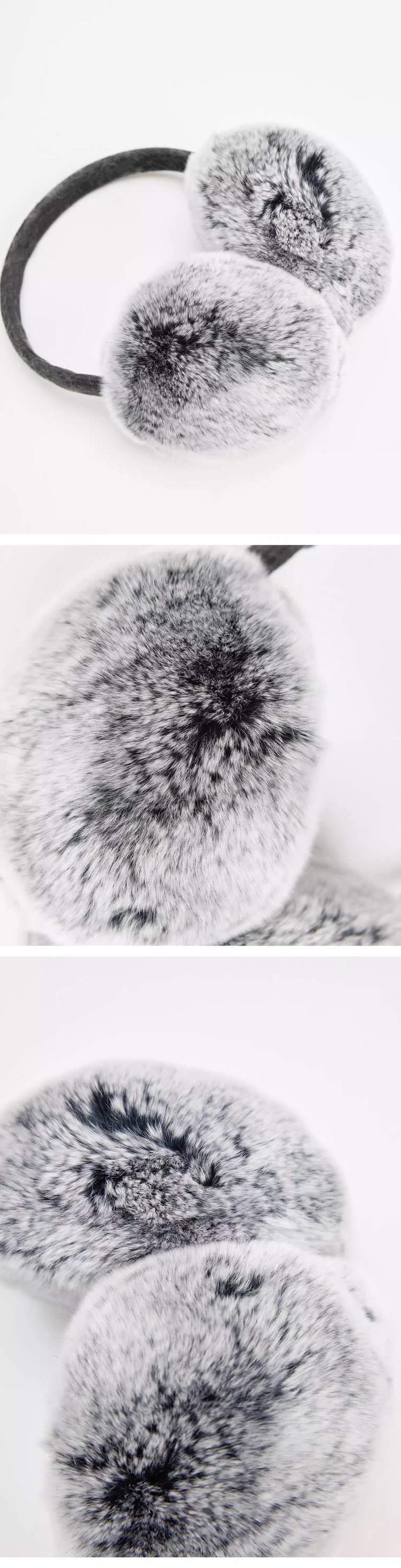 Autumn and Winter Plush Warm Fashionable Ear Protection Rabbit Fur Ear