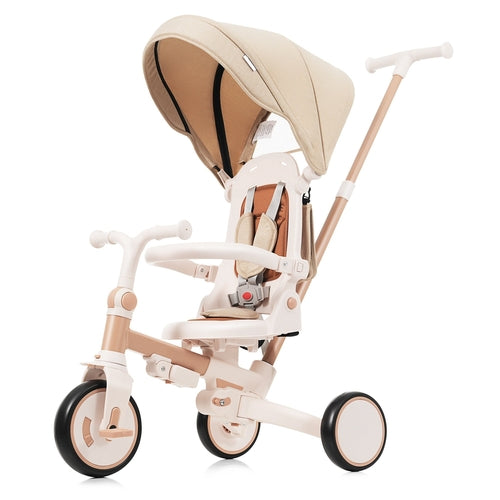 7 in 1 Baby Tricycle, Foldable Toddler Tricycle with Removable and