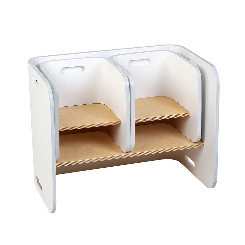 Keezi 3PCS Kids Table and Chairs Set Multifunctional Storage Desk