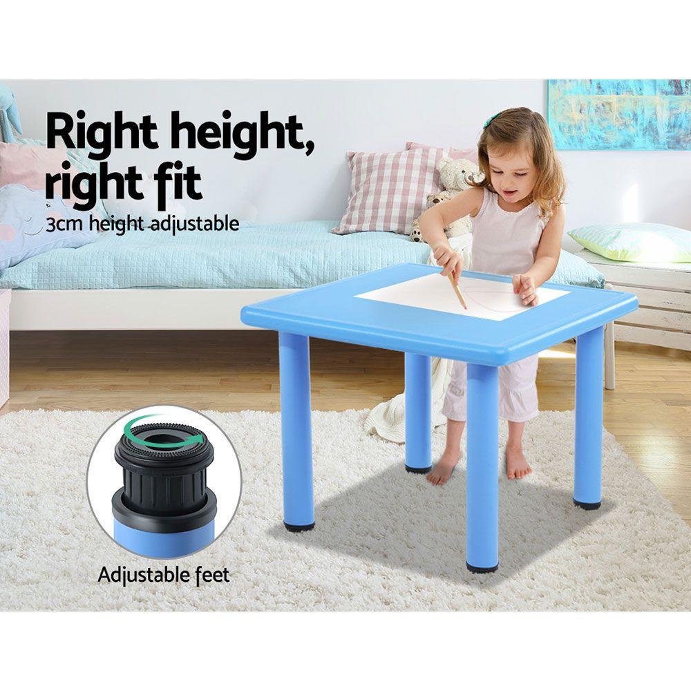 Keezi 5PCS Kids Table and Chairs Set Children Study Desk Furniture