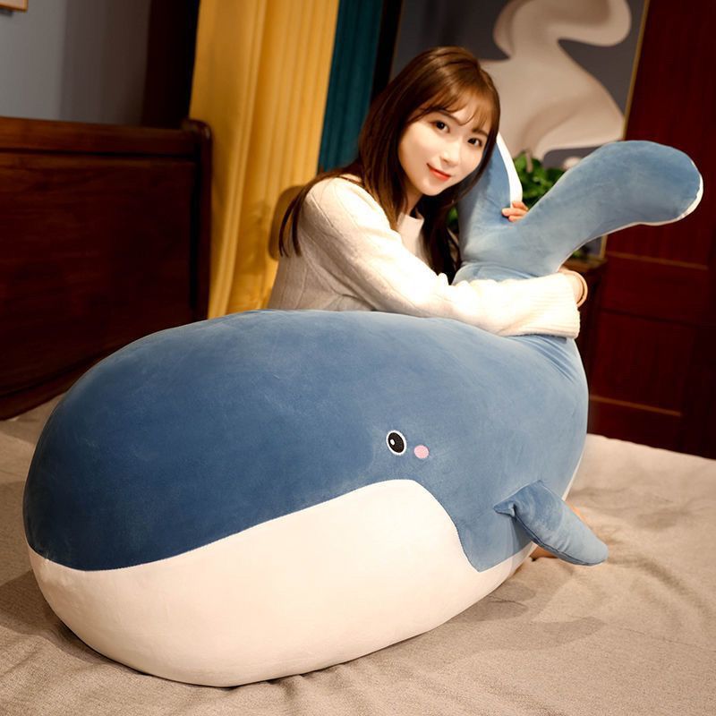 Cute Whale Plush Toy Pillow