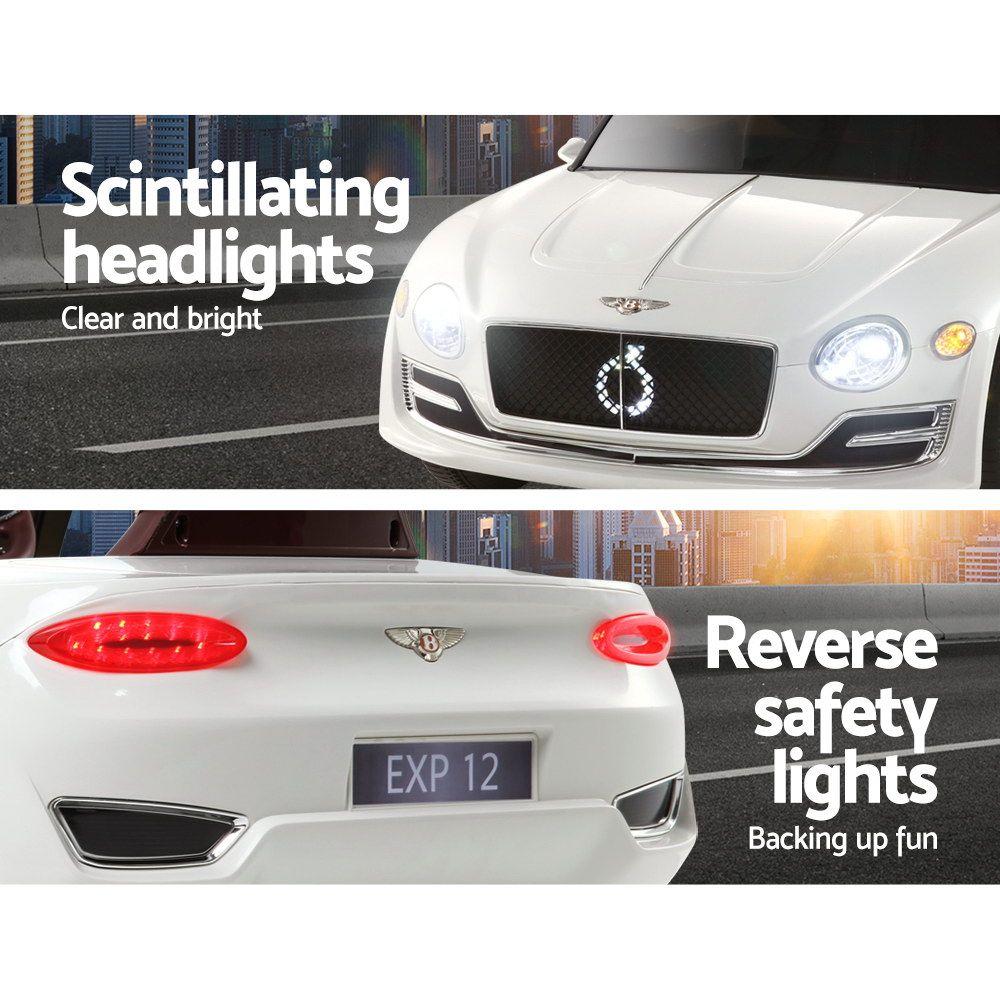 Kids Electric Ride On Car Bentley Licensed EXP12 Toy Cars Remote 12V