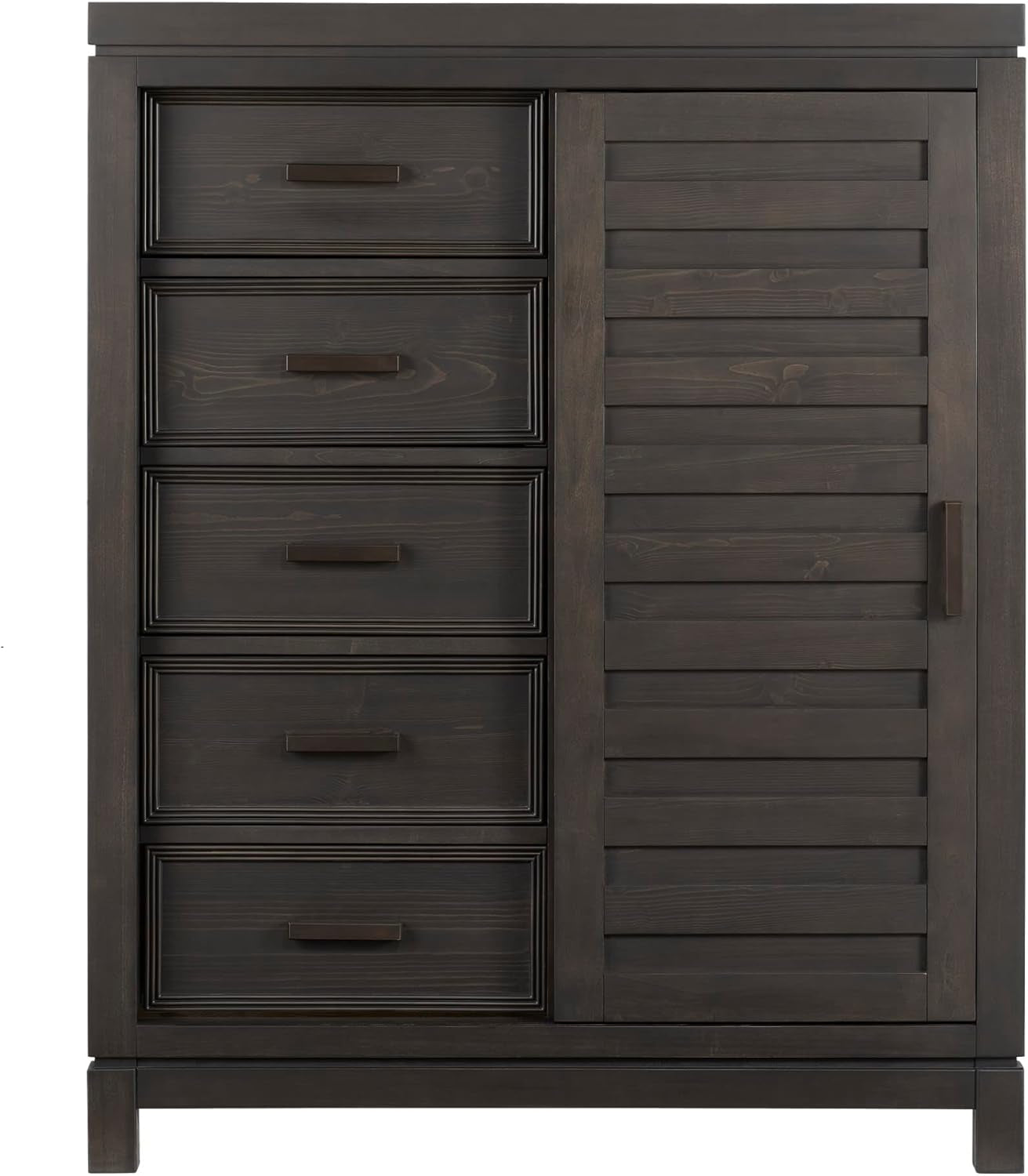 Manchester Premium Soft Close 5-Drawer Chifferobe with Adjustable