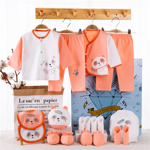 SnuggleBox™ – 15-Piece Cotton Newborn Gift Set