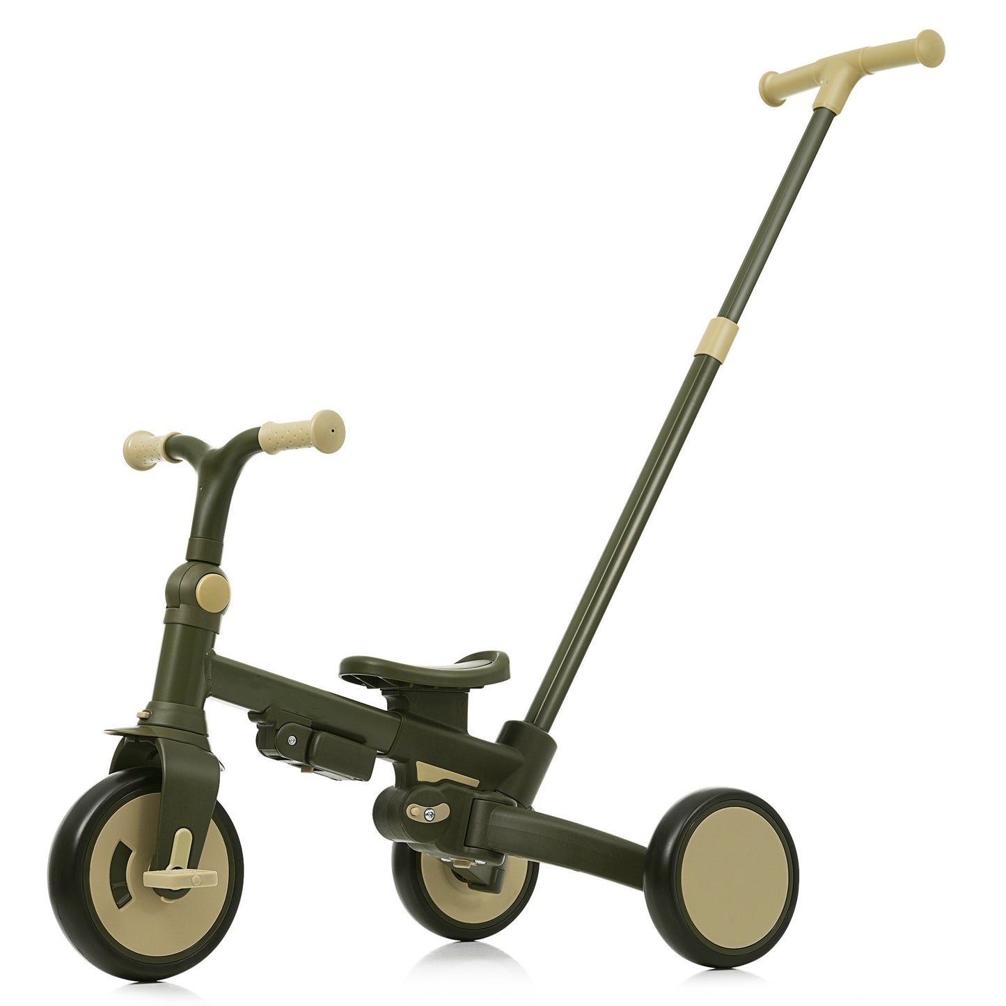 7 in 1 Baby Tricycle, Foldable Toddler Tricycle with Removable and