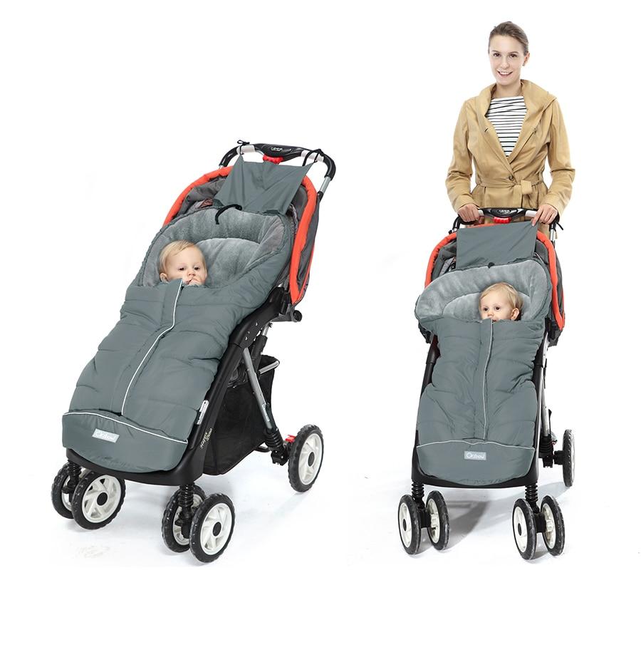 Universal Baby Stroller Footmuff Winter Baby Sleeping Bags Newborn