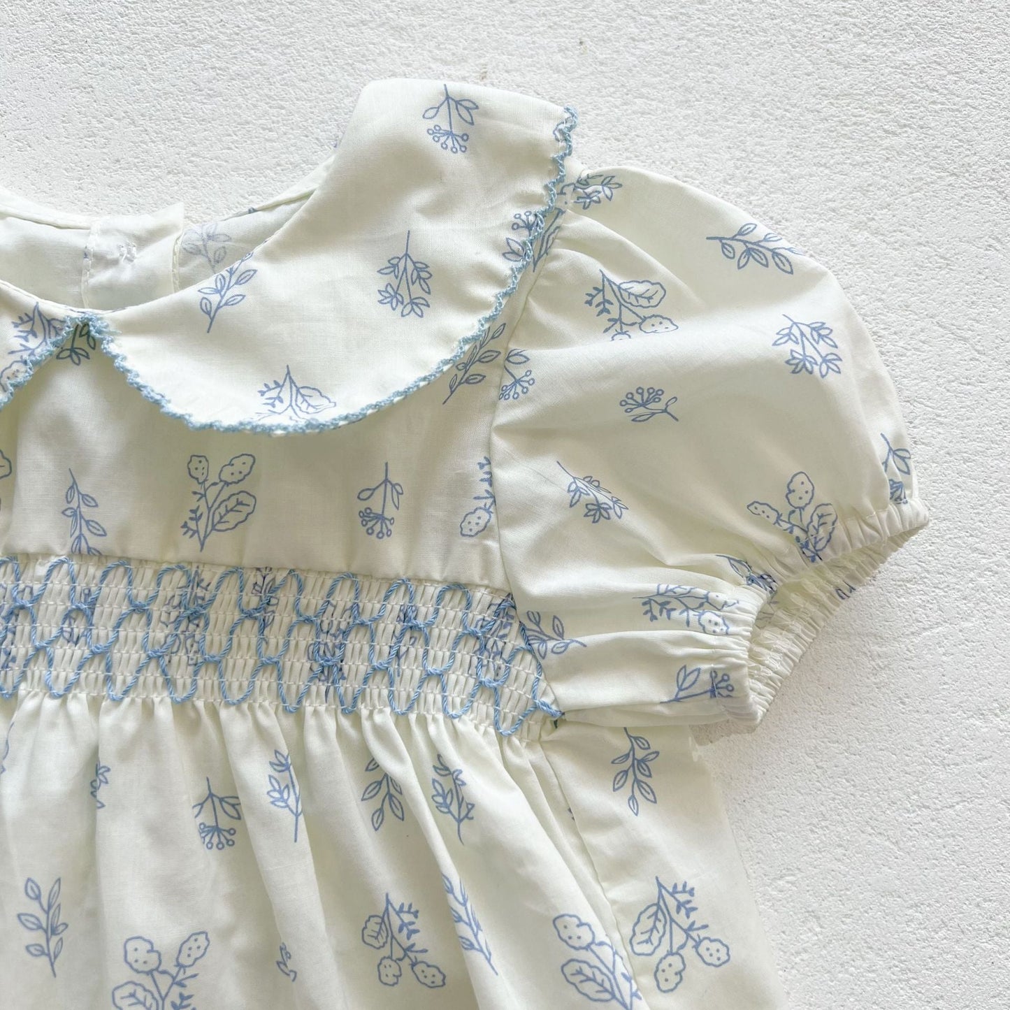 Baby Girls Floral Doll Collar Top Combo Short Pant In Sets