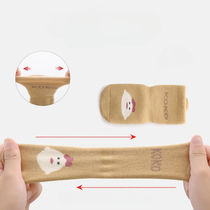 Baby Print Pattern Autumn Winter New Style Non-Slip Socks