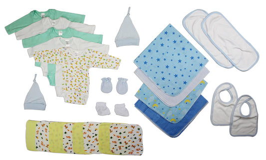 Bambini Newborn Baby Boys 25 Pc Layette Baby Shower Gift Set
