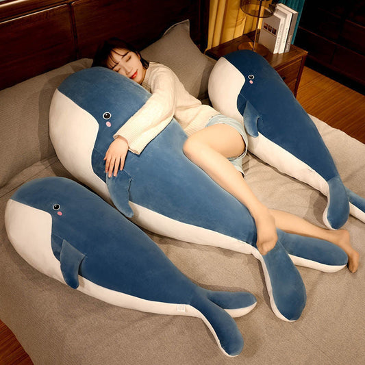 Cute Whale Plush Toy Pillow
